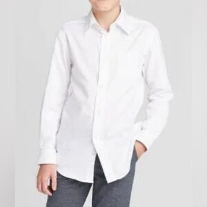 NEW -Thereabouts Little & Big Boys Long Sleeve Button-Down Shirt. Medium (10/12)